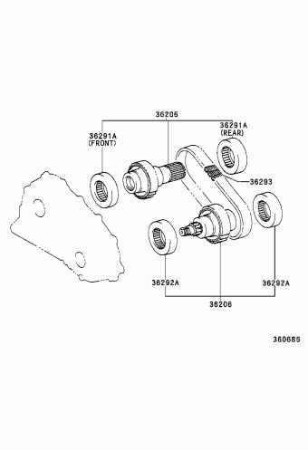 Power Train/Chassis | Toyota ALTEZZA/ALTEZZA GITA JCE15W-AWPVF