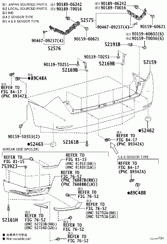 Body/Interior | Toyota INNOVA GUN143R-MXTSYX GUN14#,TGN14# Parts 