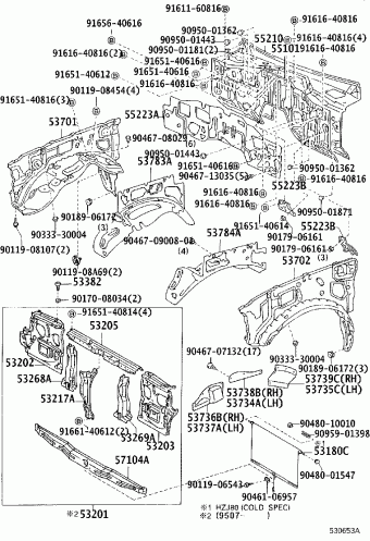 Body/Interior | Toyota LAND CRUISER HZJ80R-GCMNS FJ80,HDJ80,HZJ80,FZJ80  Parts Catalogs | PartSouq