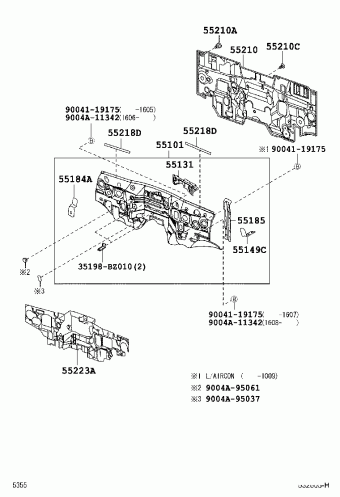 FRONT DOOR PANEL & GLASS, Toyota RUSH F700RE-GMDFJ F700, Parts Catalogs