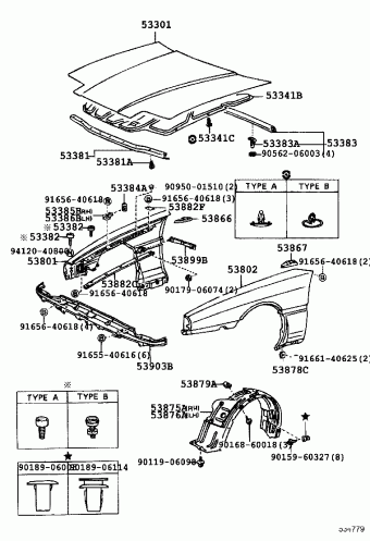 Body/Interior | Toyota SUPRA MA70-BLMVZ GA70,JZA70,MA70 Parts 