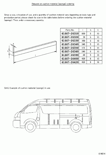 HIACE KDH222L-LEMNYV KDH2##,LH2##,TRH2##