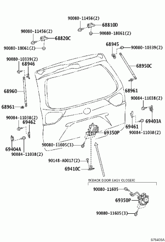 Body/Interior | Toyota SIENNA ASL30L-PFTEKK ASL30,GSL3# Parts 