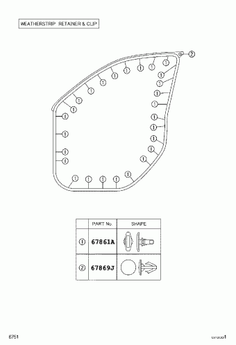 FRONT DOOR PANEL & GLASS, Toyota RUSH F700RE-GMDFJ F700, Parts Catalogs