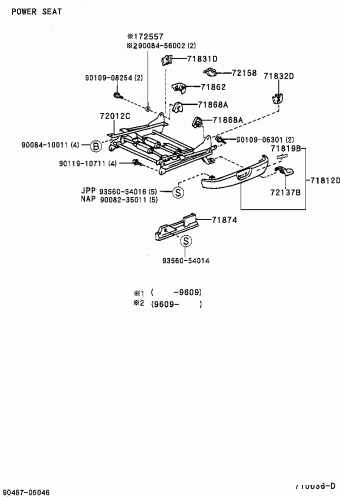 Body/Interior | Toyota CAMRY SXV20L-CEPNKA SXV20,MCV20 Parts 