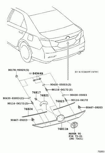 Body/Interior | Toyota CAMRY/HYBRID ACV51R-JEPNKE ACV51,ASV5 