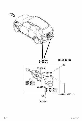 BACK DOOR PANEL & GLASS, Toyota RUSH J210E-GMPF J200E,J210E, Parts  Catalogs