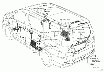 BACK DOOR PANEL & GLASS, Toyota ALPHARD/VELLFIRE/HV ANH20L-PFPQKV  ANH20,ATH20,GGH20, Parts Catalogs