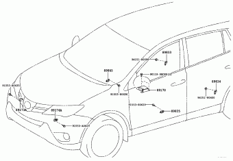 Electrical Toyota Rav4 Asa42l Antgk Ala49 Asa4 Ava4 Zsa4 Parts Catalogs Partsouq