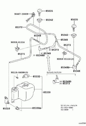 Radio-cassette-toyota-land-cruiser-station-(j8)-bj73lv-mpw-2494