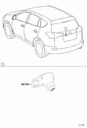 Electrical Toyota Rav4 Asa42l Antgk Ala49 Asa4 Ava4 Zsa4 Parts Catalogs Partsouq