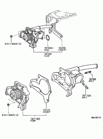 CELICA ST161L-BCMSEA ST16#
