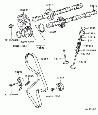 CAMRY SV21L-AEPDKA SV2#,VZV21