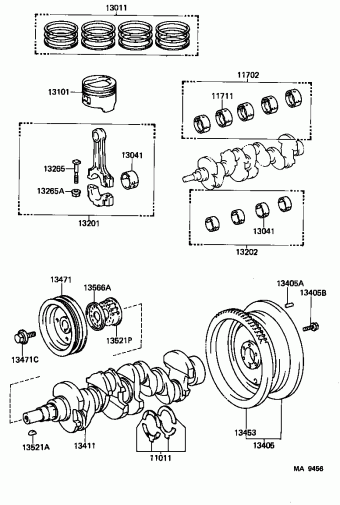 COROLLA FX AE82L-EGHDCA AE82