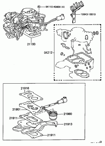 COROLLA FX AE82L-EGHDCA AE82