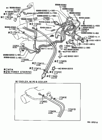 4-RUNNER TRUCK RN50L-SREA RN5#,6#,7#,VZN6#,LN5#,6#