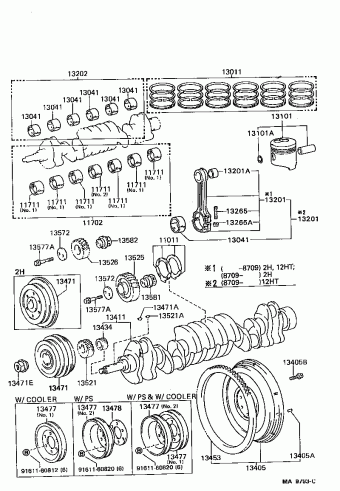 Engine/Fuel/Tool | Toyota LAND CRUISER HJ60RG-MNQ BJ60,HJ6#,FJ62 