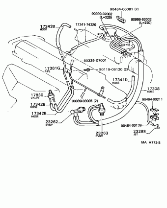 CAMRY SV21L-AEPDKA SV2#,VZV21