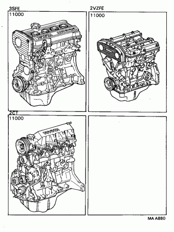 CAMRY CV20L-UEMDXW SV2#,CV20,VZV21