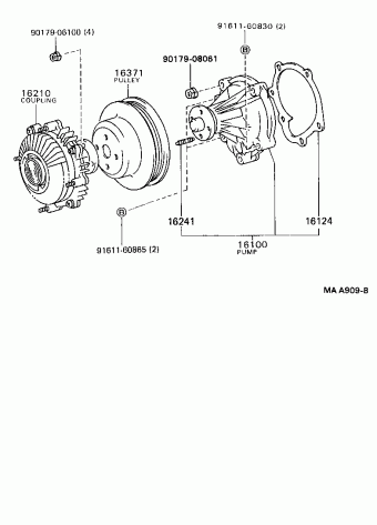 HILUX/4RUNNER (4WD) YN135R-GKMDS 04.1989 - 08.1991
