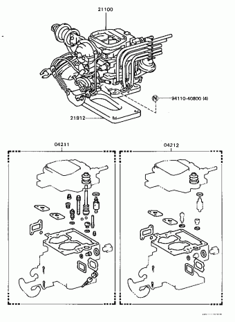 HILUX YN110L-CRMDSW 08.1988 - 08.1994