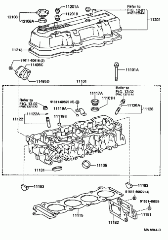 HILUX/4RUNNER (4WD) RN106L-PRMRE 04.1997