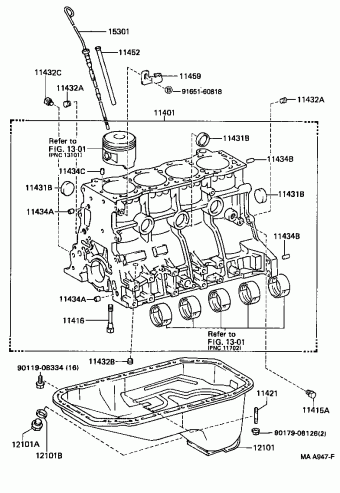 HILUX/4RUNNER (4WD) RN106L-PRMRE 04.1997