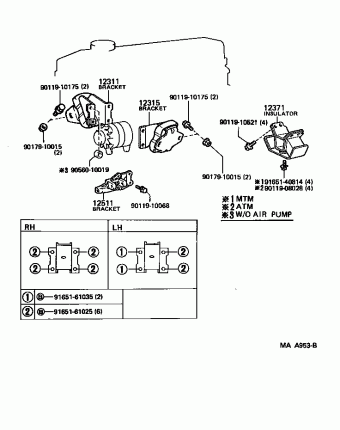 4-RUNNER TRUCK RN80L-TRTRSA RN8#,90,12#,VZN85,9#,VZN120