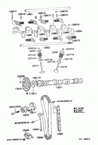4-RUNNER TRUCK RN80L-TRTRSA RN8#,90,12#,VZN85,9#,VZN120