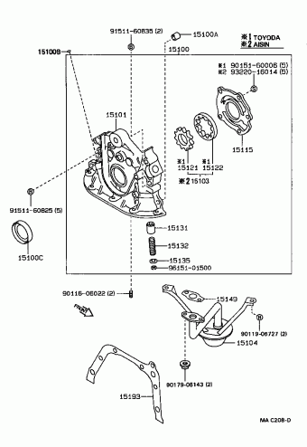 COROLLA AE92L-AEMDKA AE92,95