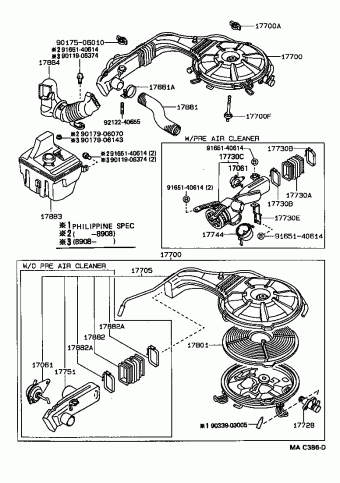 COROLLA SED/LB/WG AE92R-AEMDUN EE9#,AE9#,CE90