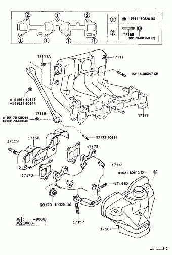 COROLLA SED/LB/WG EE90L-ALMDEW EE9#,AE9#,CE90