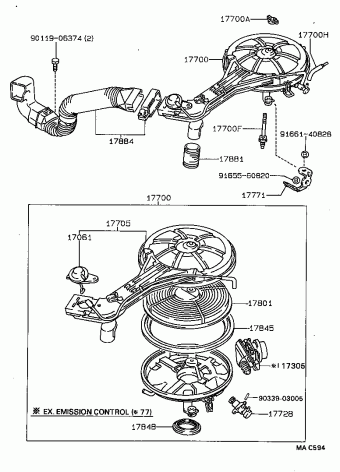 COROLLA HB EE90L-AHMDSW EE90,AE92,CE90