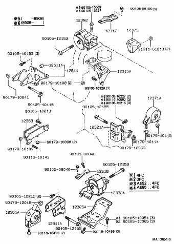 COROLLA AE92L-AEHDUA AE92,95