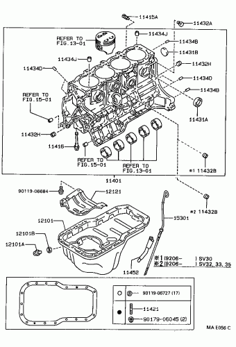 Engine/Fuel/Tool | Toyota CAMRY/VISTA SV30-BTMNK SV3#,VZV3#,CV30