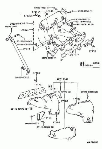 COROLLA WAGON AE95R-CWMDKQ AE95
