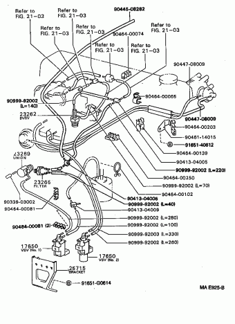 HILUX/4RUNNER (4WD) RN106L-PRMSS 08.1991 - 09.1999