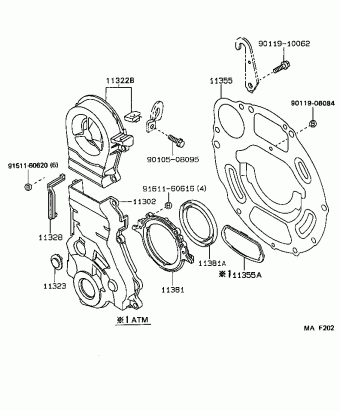 COROLLA SED/LB/WG EE90R-AEKRSN EE9#,AE9#,CE90