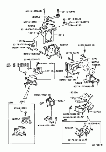 CAMRY VCV10L-CWPNKA SXV10,VCV10,MCV10