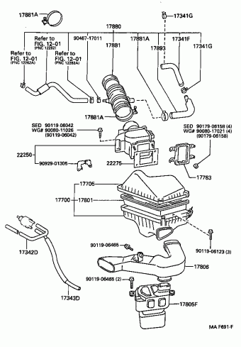CAMRY (SED) VCV10L-AEPGKW SXV1#,VCV1#