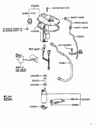 CAMRY MCV10L-CEPNKA SXV10,VCV10,MCV10