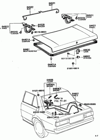 Body/Interior | Toyota SPRINTER TE70-FEKES KE70,AE70,TE7#,CE70 