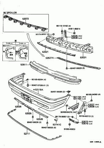 Body/Interior | Toyota MARK 2 SX80Y-AEMRK GX81,LX80,MX83,SX80,YX80 