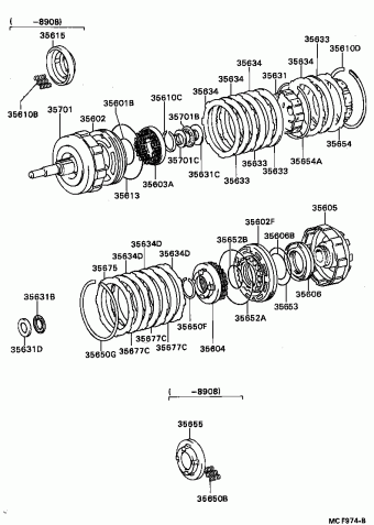 Power Train/Chassis | Toyota MARK 2 GX81-ATPQK GX81,LX80,MX83,SX80 