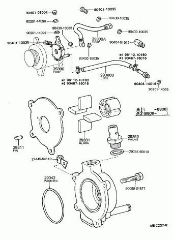 Engine/Fuel/Tool | Toyota BLIZZARD LD20-MN LD2# Parts Catalogs 