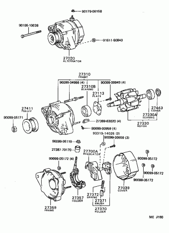 COROLLA FX AE82L-EGHDCA AE82