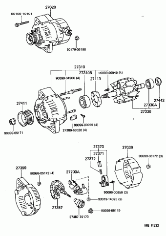 4-RUNNER TRUCK VZN61LG-MSEA RN5#,6#,7#,VZN6#,LN5#,6#