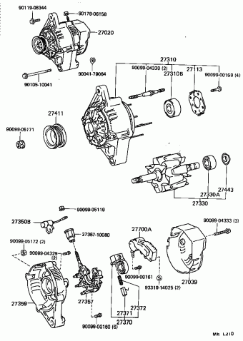 LAND CRUISER BJ75LV-MRW RJ7#,LJ7#,BJ7#