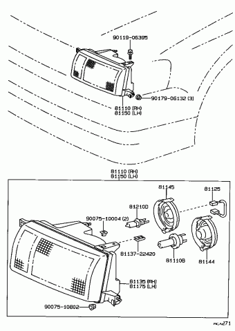 Electrical | Toyota MARK 2 GX81-AEPQK GX81,LX80,MX83,SX80,YX80 