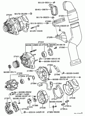 CELICA ST205L-BLMVZW AT200,ST20#